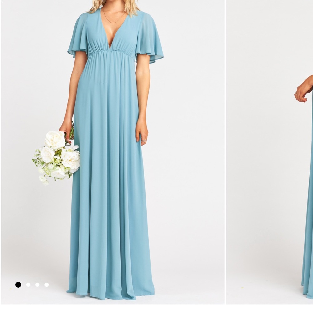 Faye flutter maxi dress